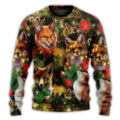 Christmas Sweater / S Christmas Foxmas Amazing Merry - Sweater - Ugly Christmas Sweaters - Owls Matrix LTD
