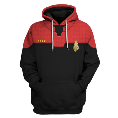Star Trek Starfleet Command Uniform Cool - Hoodie + Sweatpant