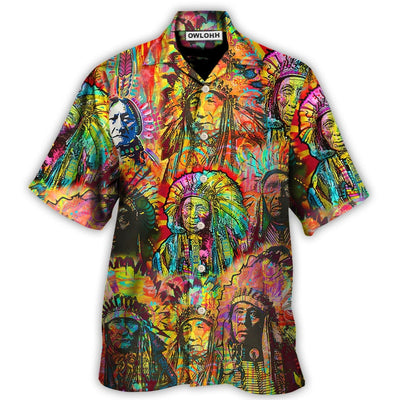 Hawaiian Shirt / Adults / S Native American It's In My DNA - Hawaiian Shirt - Owls Matrix LTD