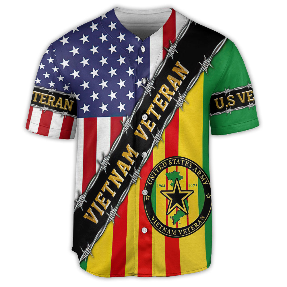 S Veteran Vietnam Veteran I Love Freedom So Much - Baseball Jersey - Owls Matrix LTD