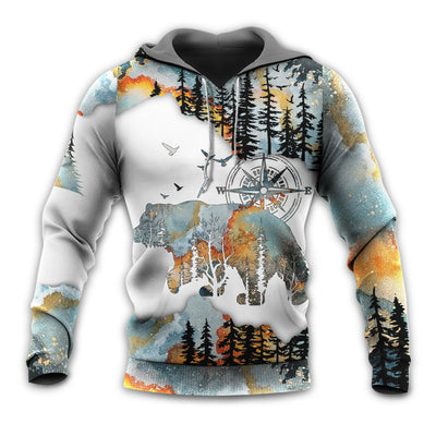 Unisex Hoodie / S Camping And Into The Forest I Go To Lose My Mind - Hoodie - Owls Matrix LTD