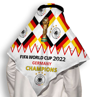 110x110cm World Cup 2022 Germany Champions - Keffiyeh - Owls Matrix LTD