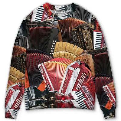 Sweater / S Accordion A Gentleman Is Someone Who Can Play The Accordion - Sweater - Ugly Christmas Sweaters - Owls Matrix LTD