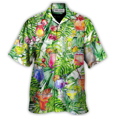 Hawaiian Shirt / Adults / S Cocktail Beach Drinks Bar Party - Hawaiian Shirt - Owls Matrix LTD