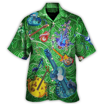 Guitar Love Green - Hawaiian Shirt