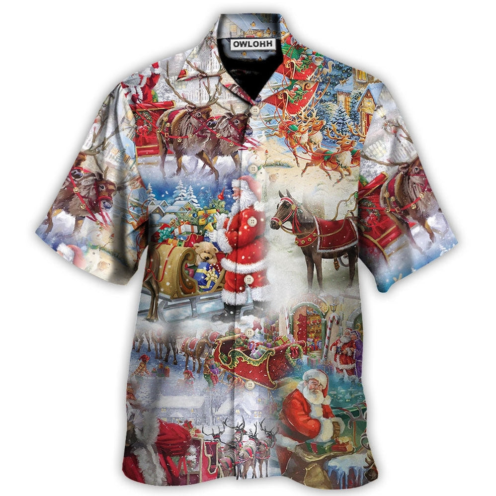 Hawaiian Shirt / Adults / S Christmas Believe In The Magic Of Christmas - Hawaiian Shirt - Owls Matrix LTD