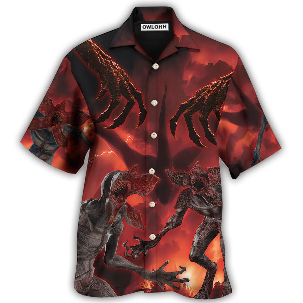 Hawaiian Shirt / Adults / S Demogorgon Scary Monster Universe - Hawaiian Shirt - Owls Matrix LTD