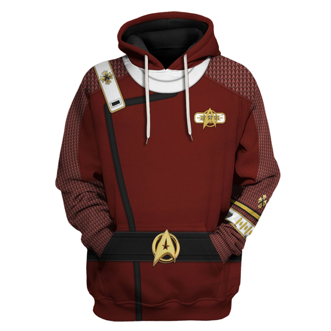 Star Trek The Star Trek Admiral Pike Costume Cool - Hoodie + Sweatpant