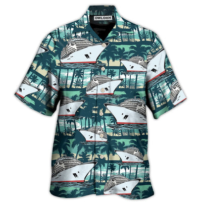 Hawaiian Shirt / Adults / S Cruising Tropical Hawaii Life - Hawaiian Shirt - Owls Matrix LTD