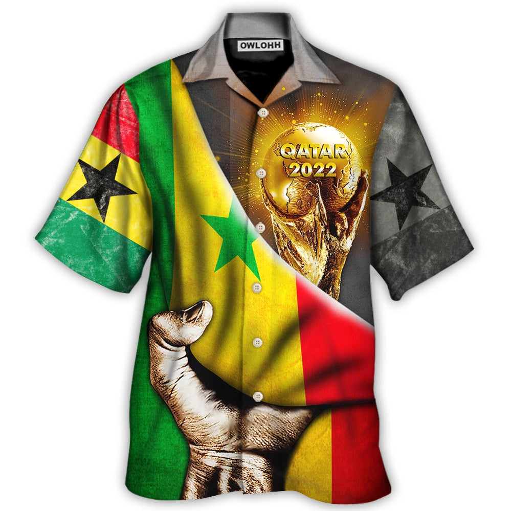 Hawaiian Shirt / Adults / S World Cup Qatar 2022 Senegal Will Be The Champion - Hawaiian Shirt - Owls Matrix LTD