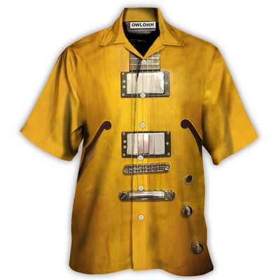 Hawaiian Shirt / Adults / S Guitar Semi Hollow Body Guitar - Hawaiian Shirt - Owls Matrix LTD
