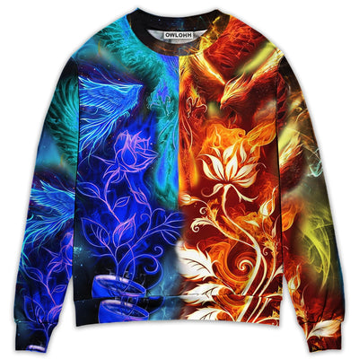Sweater / S Phoenix The Opposite Life - Sweater - Ugly Christmas Sweaters - Owls Matrix LTD