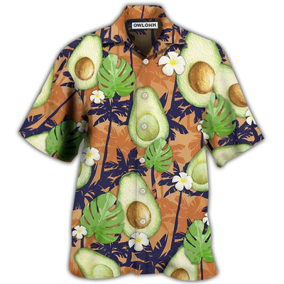Hawaiian Shirt / Adults / S Avocado Tropical Flowers Vibe - Hawaiian Shirt - Owls Matrix LTD