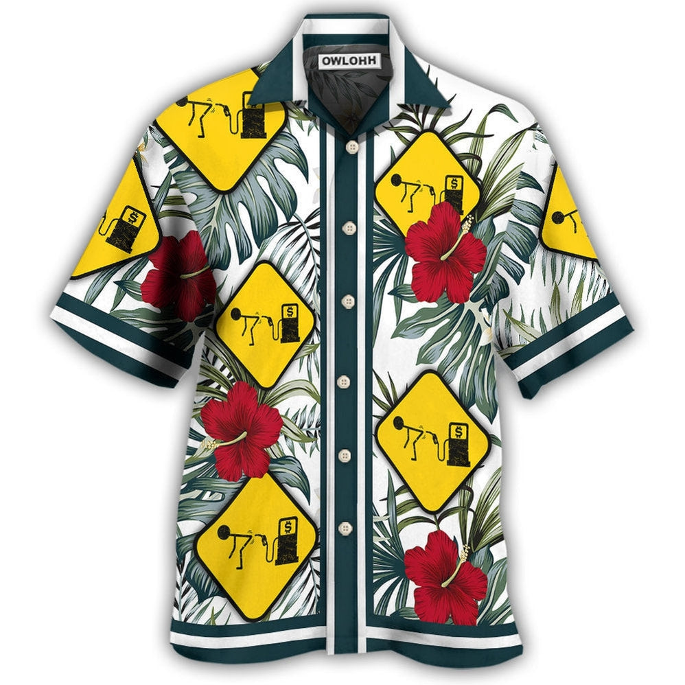 Hawaiian Shirt / Adults / S Gas Pump Get Screwed Funny Tropical - Hawaiian Shirt - Owls Matrix LTD