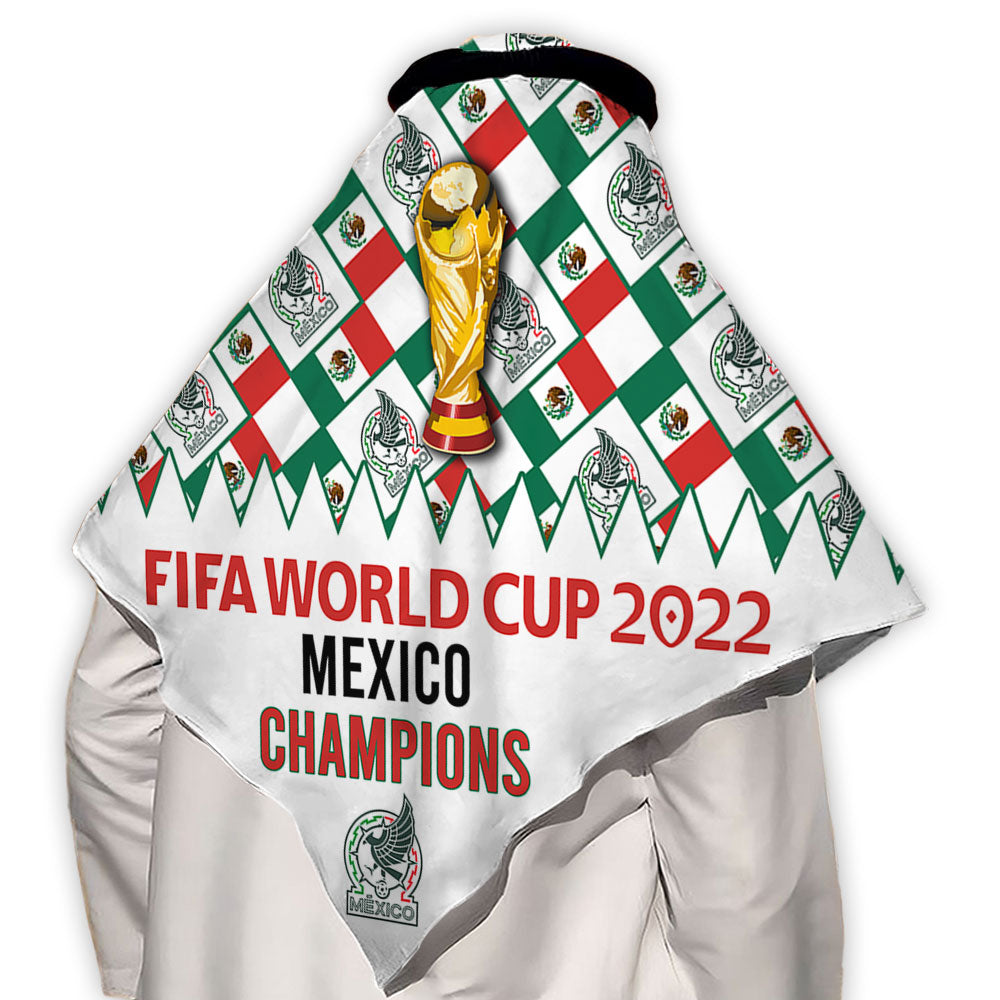 110x110cm World Cup 2022 Mexico - Keffiyeh - Owls Matrix LTD
