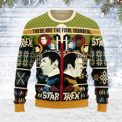 Star Trek They Are The Final Voyages! Christmas - Sweater - Ugly Christmas Sweater