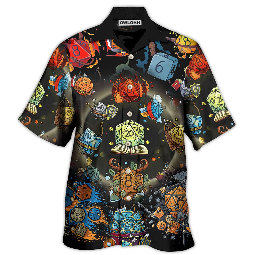 D20 Dungeon And Dragon - Hawaiian Shirt – Owls Matrix LTD