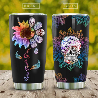 Skull Style Special Flower - Tumbler - Owls Matrix LTD