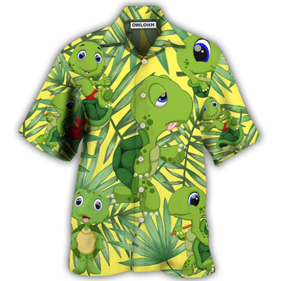 Hawaiian Shirt / Adults / S Turtle I Am A Slow Runner - Hawaiian Shirt - Owls Matrix LTD