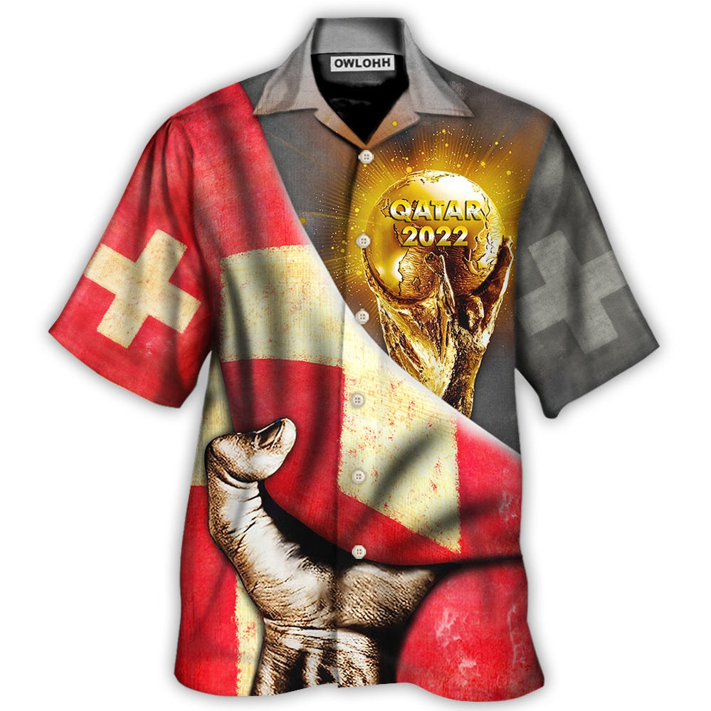 Hawaiian Shirt / Adults / S World Cup Qatar 2022 Switzerland Will Be The Champion - Hawaiian Shirt - Owls Matrix LTD