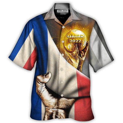 Hawaiian Shirt / Adults / S World Cup Qatar 2022 France Will Be The Champion - Hawaiian Shirt - Owls Matrix LTD