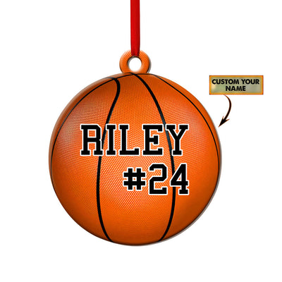 Basketball Player Is Awesome Personalized - One Side Ornament - Owls Matrix LTD