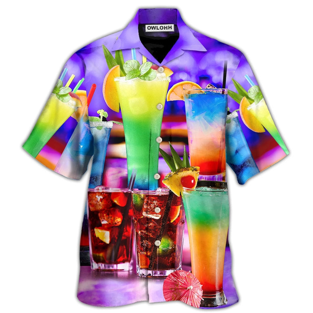 Hawaiian Shirt / Adults / S Cocktail For You Bartender Drinking Bar - Hawaiian Shirt - Owls Matrix LTD