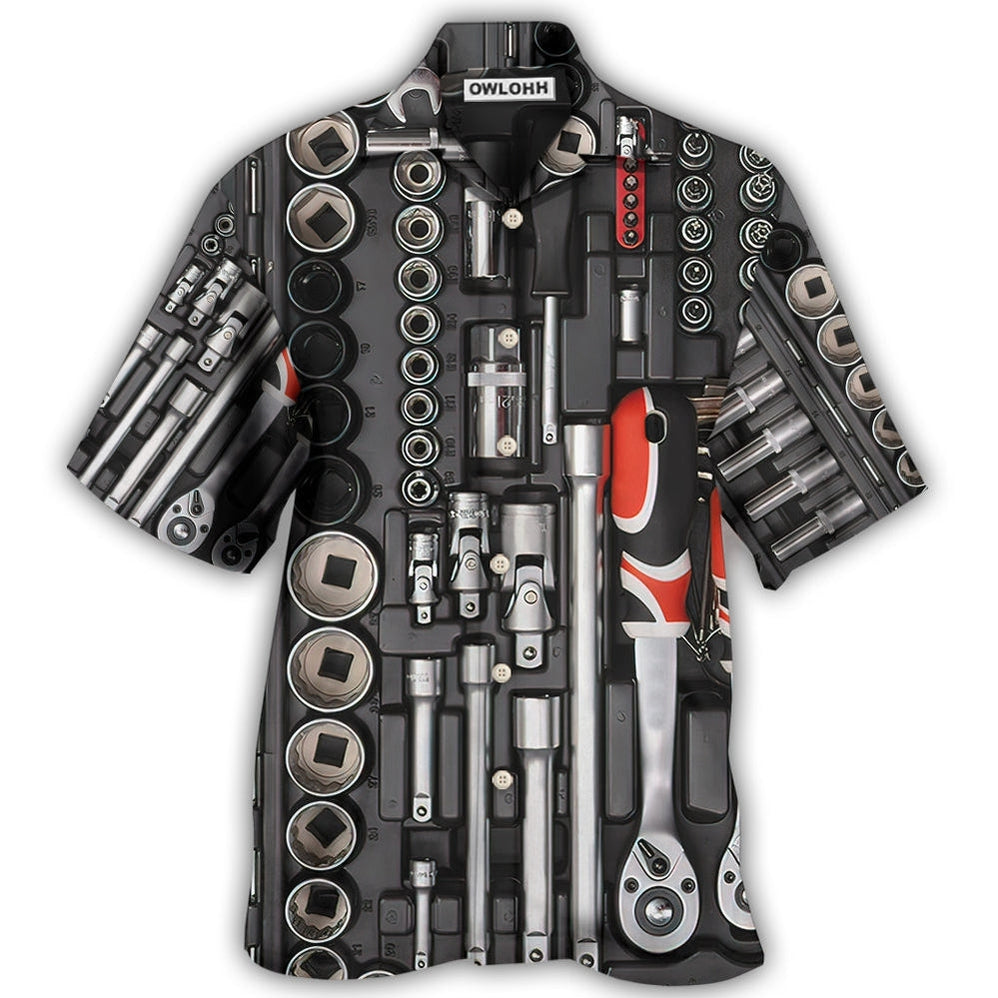 Hawaiian Shirt / Adults / S Mechanic Toolbox Amazing Style - Hawaiian Shirt - Owls Matrix LTD