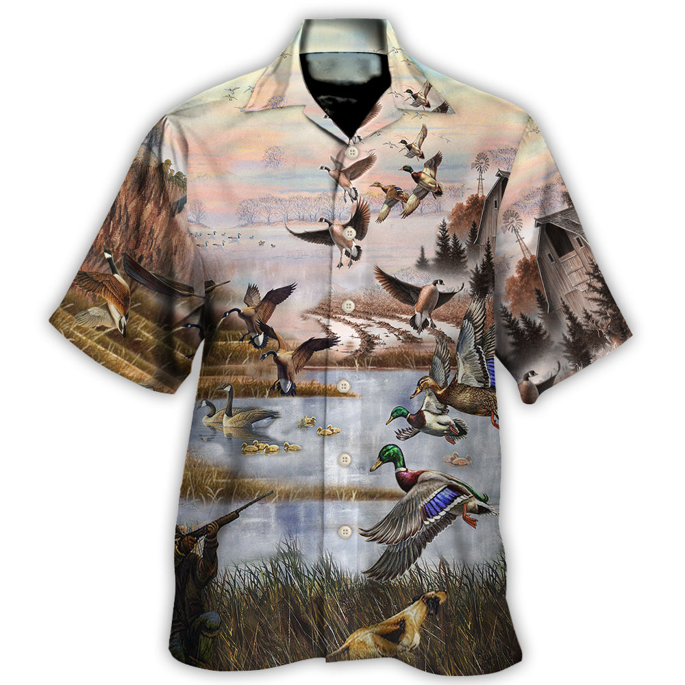 Hawaiian Shirt / Adults / S Duck I Still Play Duck Duck Goose - Hawaiian Shirt - Owls Matrix LTD