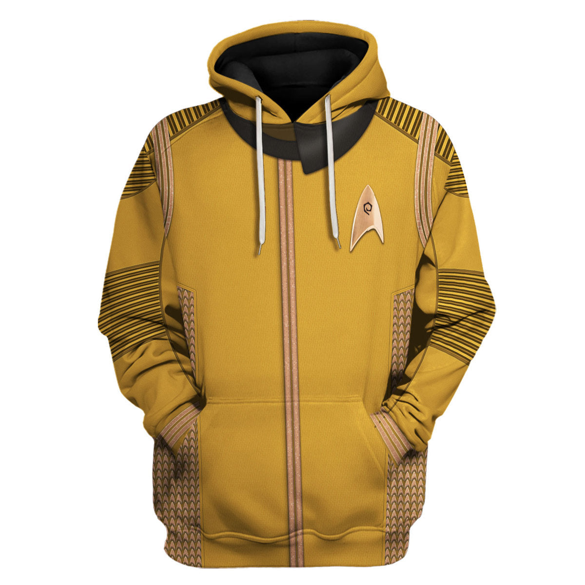 Star Trek DIS Enterprise Uniform Command Captain Brown Cool - Hoodie + Sweatpant