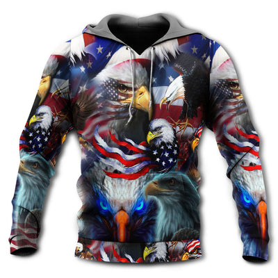 America Soar Like An Eagle - Hoodie - Owls Matrix LTD