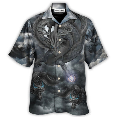 Hawaiian Shirt / Adults / S Dragon Always Be A Dragon - Hawaiian Shirt - Owls Matrix LTD
