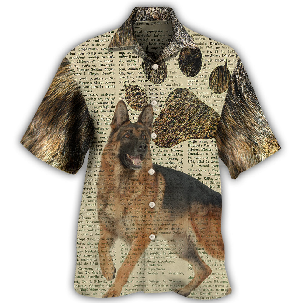 5 / Adults / S German Shepherd My Cool Dog Various Style - Hawaiian Shirt - Owls Matrix LTD