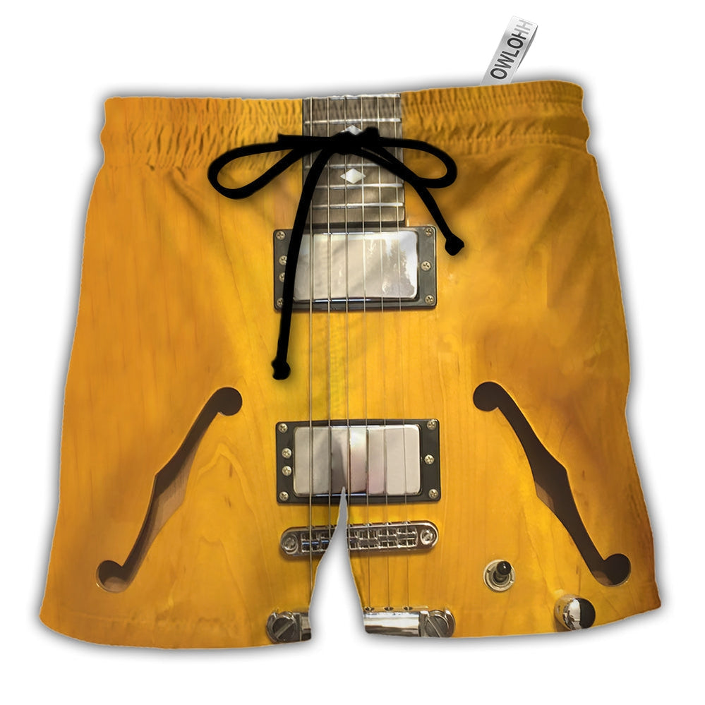 Beach Short / Adults / S Guitar Semi Hollow Body Guitar - Beach Short - Owls Matrix LTD
