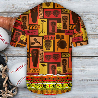 Drum Music Lover Colorful Style - Baseball Jersey - Owls Matrix LTD