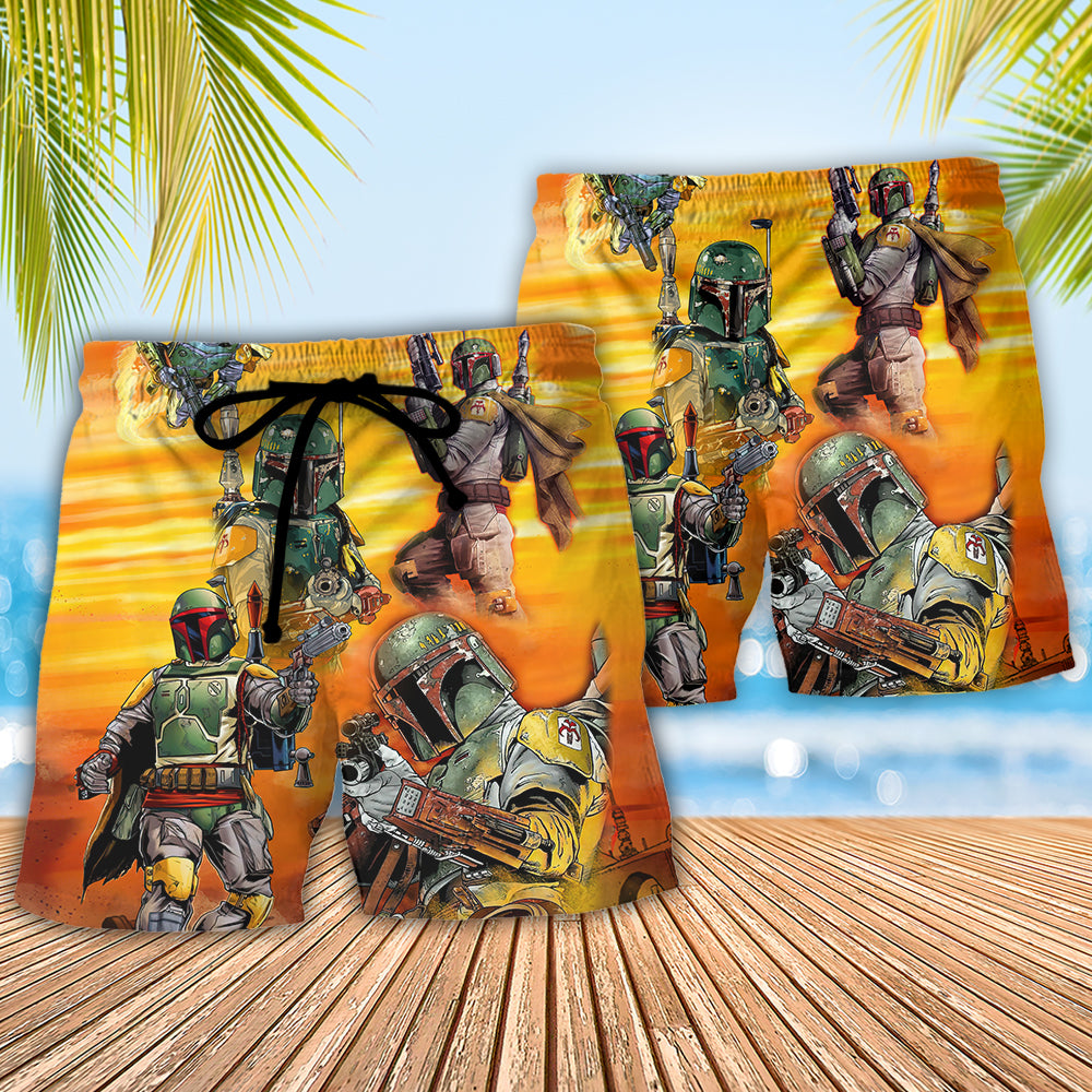 Star Wars I'm A Mandalorian. Weapons Are Part Of My Religion - Beach Short