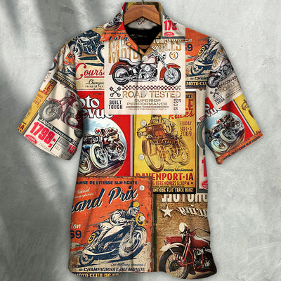 Motorcycle If You Can Still Hear Your Fears, Drop A Gear - Hawaiian Shirt - Owl Ohh - Owls Matrix LTD