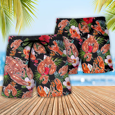 Lobster Queen Of The Ocean Tropical Vibe Amazing Style - Beach Short