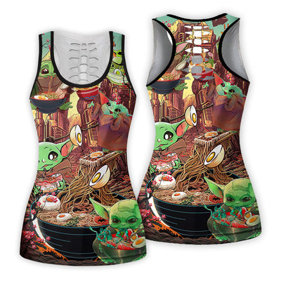 Star Wars Baby Yoda Cute Ramen - Tank Top Hollow