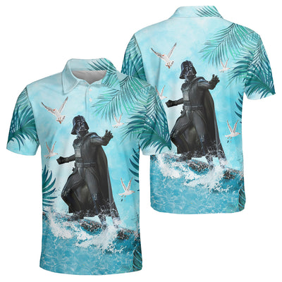 Starwars Darth Vader Surfing 02 - Polo Shirt