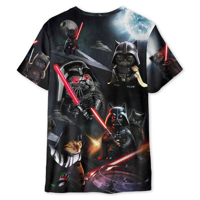 Star Wars Cat Darth Vader - Unisex 3D T-shirt