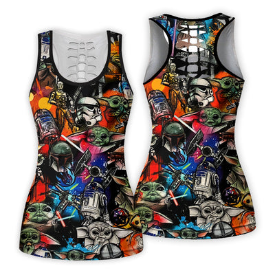 Starwars Highly Illogical Pattern - Tank Top Hollow