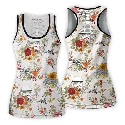 Starwars Stormtrooper Flower Vintage Autumn - Tank Top Hollow