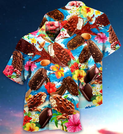 Ice Cream Love It Hot Summer - Hawaiian Shirt - Owls Matrix LTD