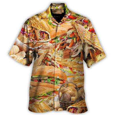 Hawaiian Shirt / Adults / S Food Delicious Bread Around The World Cool - Hawaiian Shirt - Owls Matrix LTD