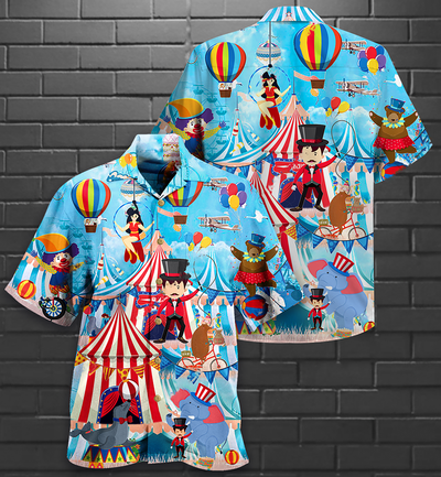 Circus Love Animals Very Much - Hawaiian Shirt - Owls Matrix LTD
