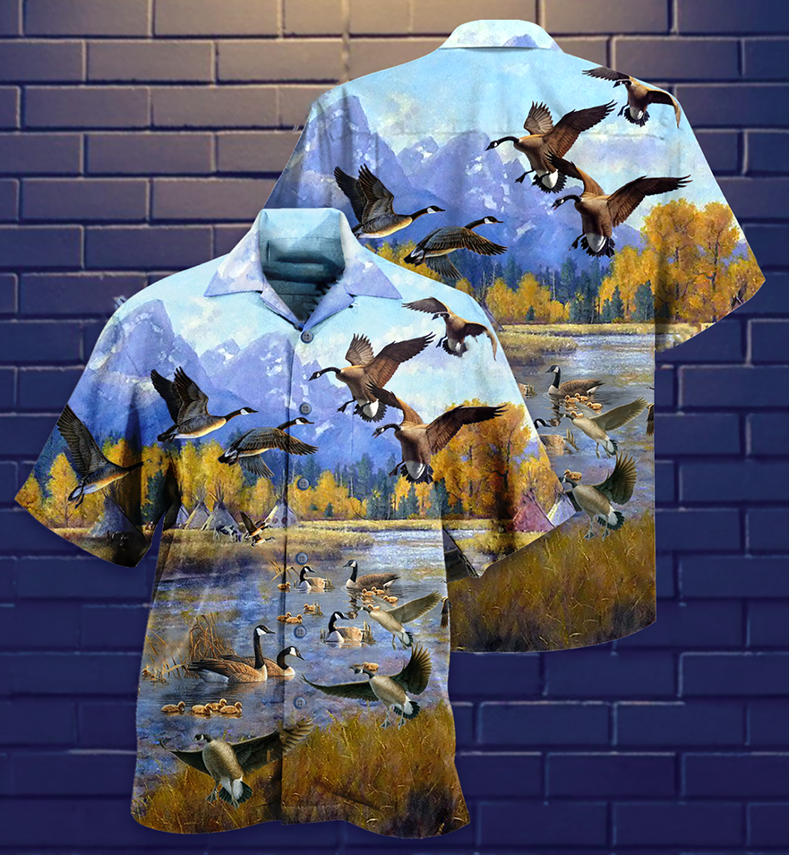 Duck Fly To Hawaii So Much Funny - Hawaiian Shirt - Owls Matrix LTD