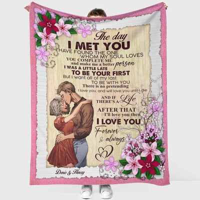 Family My Favorite Place In All the World Personalized - Flannel Blanket - Owls Matrix LTD
