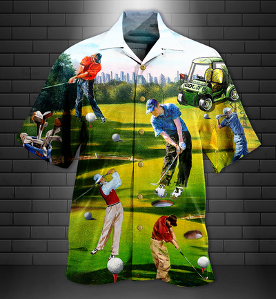 Golf Love It - Hawaiian Shirt - Owls Matrix LTD
