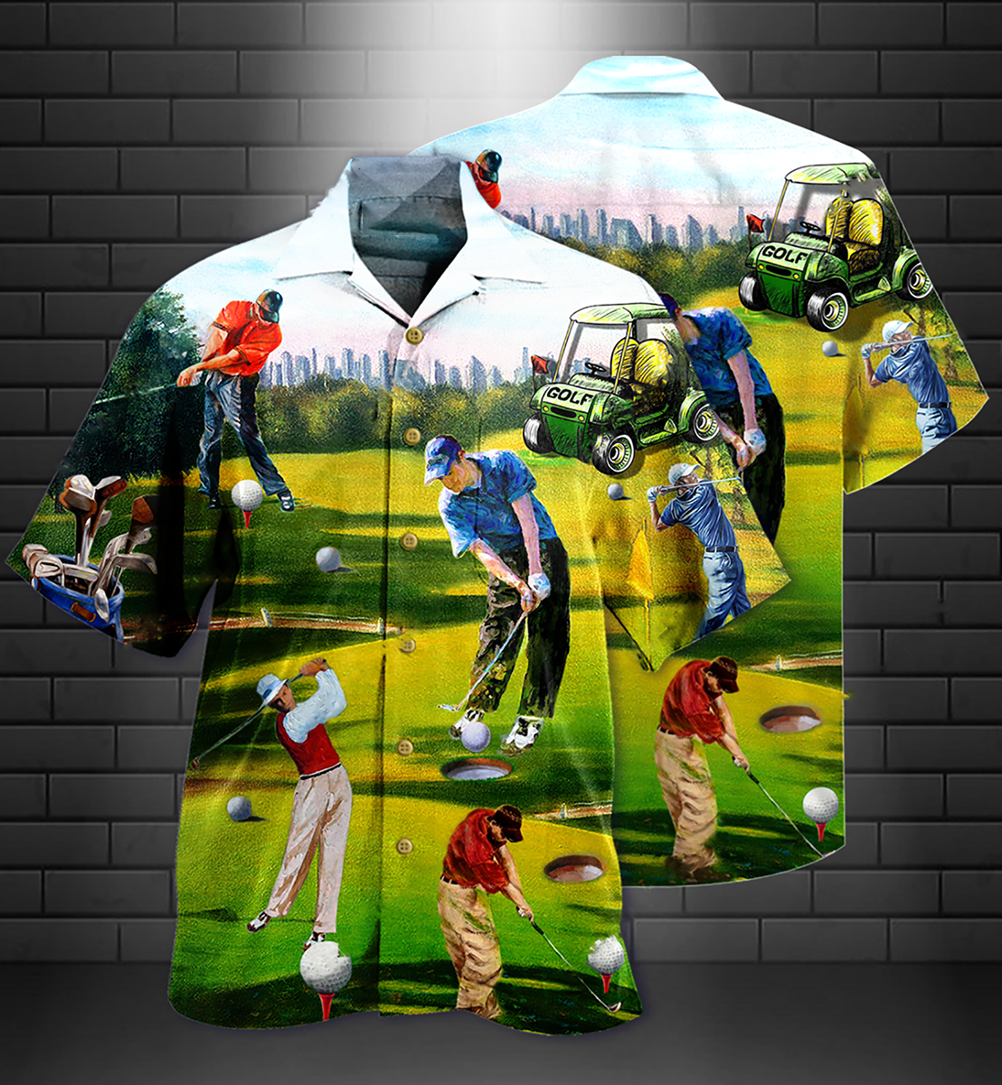 Golf Love It - Hawaiian Shirt - Owls Matrix LTD